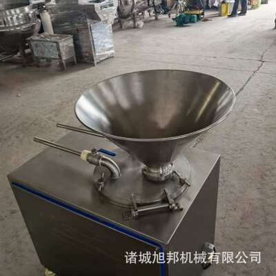 热狗肠纯肉肠灌肠设备 不锈钢双管腊肠液压灌肠机 风味肠灌装设备