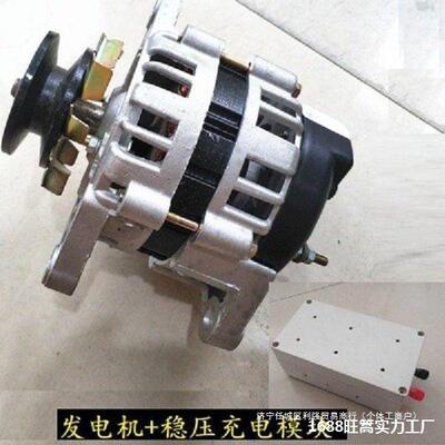 2000瓦12V24V14V28V36V48V60V72V伏纯铜线大功率永磁直流发电机