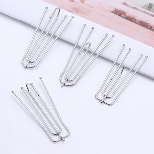 厂家不锈钢窗帘布叉钩家用多款式挂钩悬挂式配件窗帘杆
