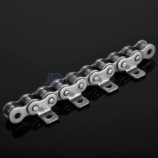 968不锈钢链短节链距弯板直板挡板单孔孔双单侧条双侧弯板链输送