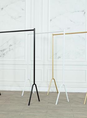 台晾舍衣架落地阳卧室内外宿北欧简网红凉晒挂衣MWB架单杆约衣服