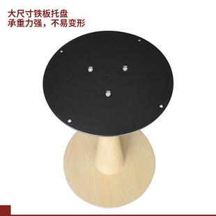 轻奢FT-B189-铁艺桌腿脚岩脚餐桌底座支架板圆形意式餐厅桌餐台厂