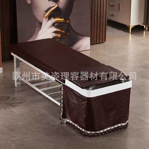 源头厂家洗头床理发店用发廊按摩头疗熏蒸美发床一体式泰式平躺式