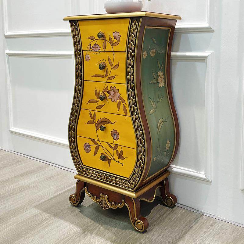 中古风实木整装五斗柜家用客厅储物边柜复古彩绘创意不规则收纳柜,玩具/童车/益智/积木/模型,毛绒/玩偶/公仔/布艺类玩具,淘宝优惠券,粉丝福利购,淘宝优惠卷