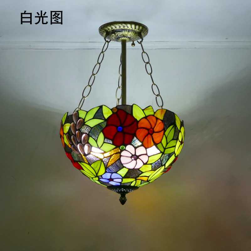 新款简欧客厅吊灯欧式美式卧室餐厅灯具酒吧蒂凡尼北欧铁艺吊灯