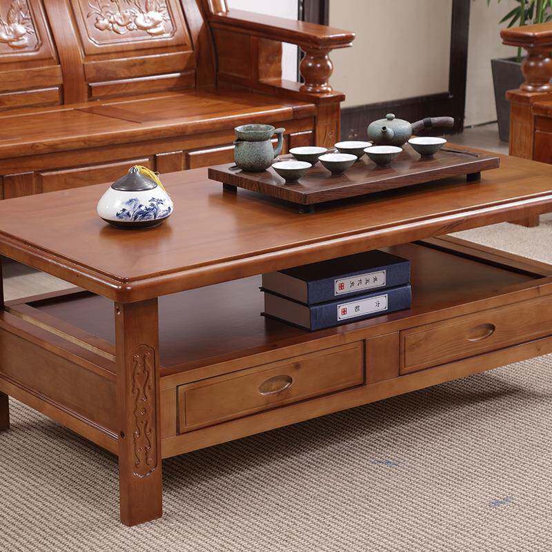 实木沙式组合客厅中式木发质沙发经济型村香樟木耐农用飞鸟老木沙