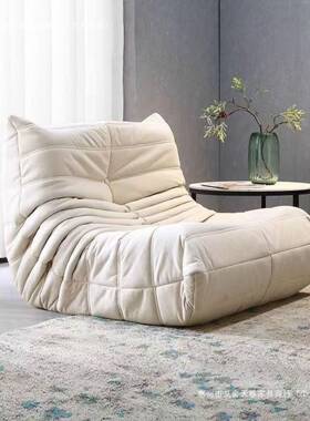 t毛毛虫懒人发沙客厅可睡JMV可躺阳台卧室沙单人发原版ogo网红休