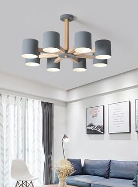 北欧吊灯厅客厅灯原木风6009灯具简室约现代大气餐主灯灯具家用卧