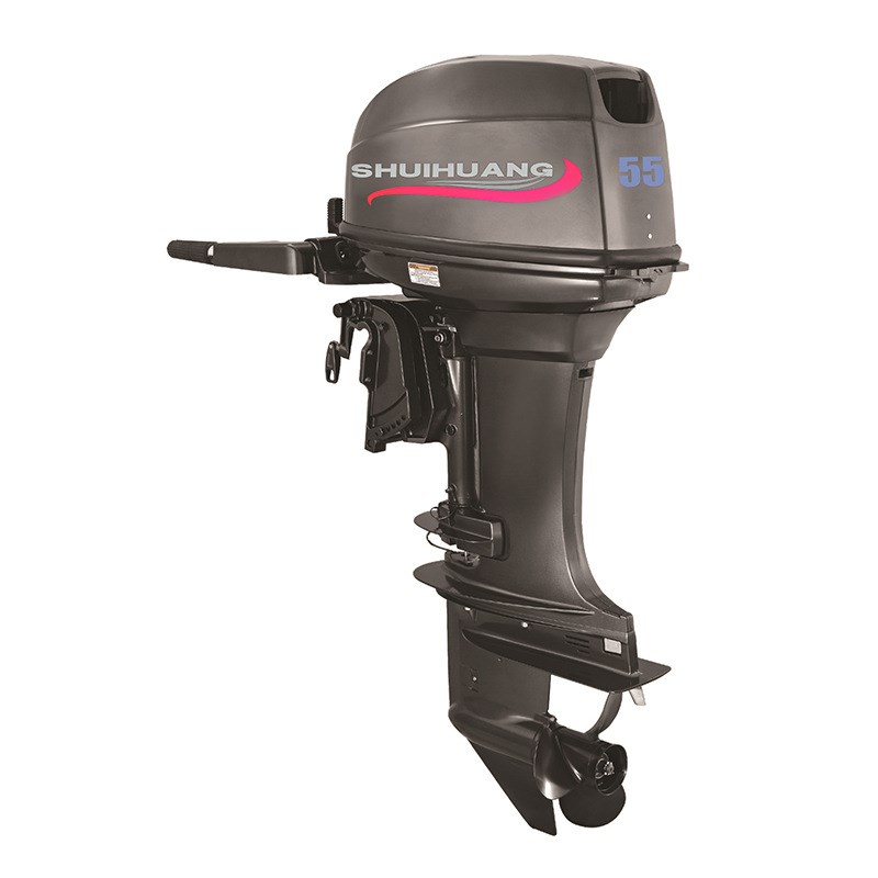 抗洪防汛招投标定制二/四冲程冲锋舟橡皮艇船舷外马达挂机操舟机