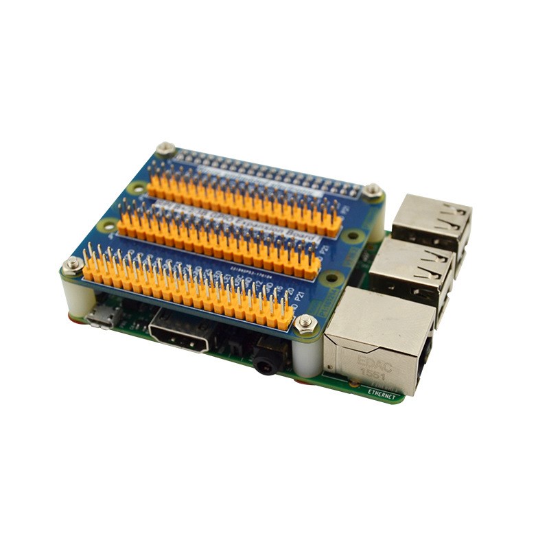 树莓派4代B型 3B+新款Raspberry pi GPIO板载多功能扩展板 送螺丝