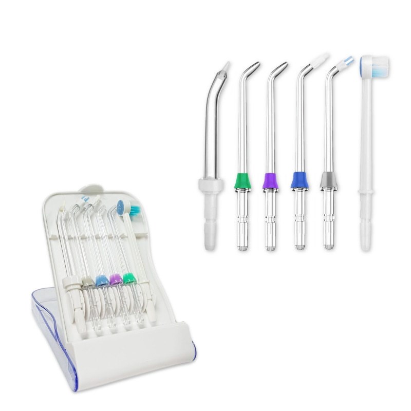 跨境冲牙器喷头适配Waterpik洗牙器标准喷头水牙线喷嘴洁碧WP-100