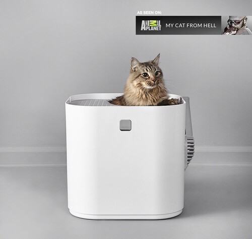 德国直邮MODKO Modkat Litterbox摩登豪华猫砂盆大号猫厕所包邮