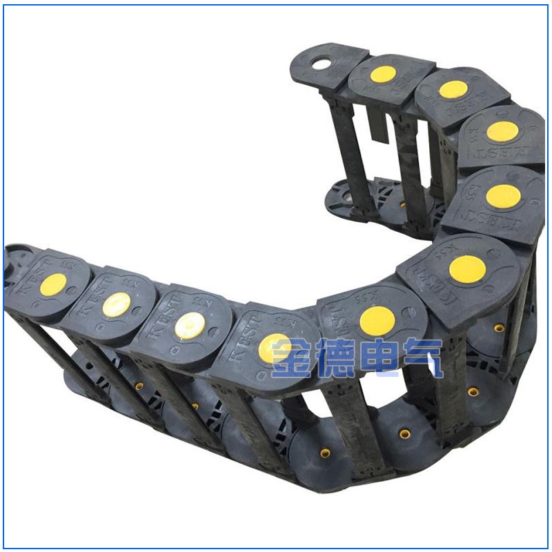 厂家供应工程坦克链塑料尼龙拖链桥式 尼龙拖链全封闭 电缆拖链