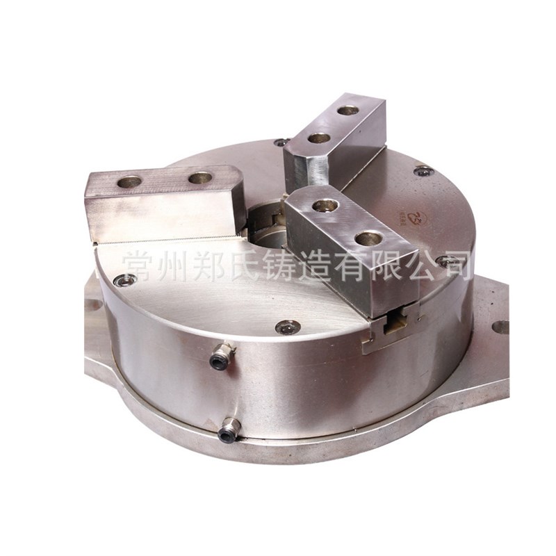 三爪110 130 160 200 250 320 400 中空立式气动卡盘