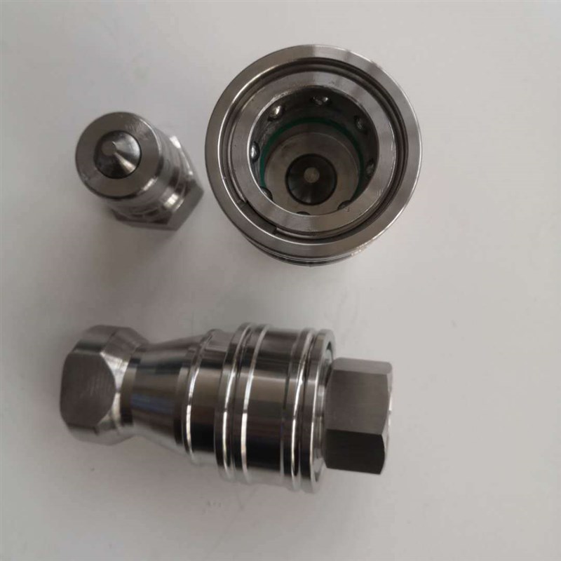 厂家供应KS日东互换快换接头滚珠钢球不锈钢开闭式自封快速接头