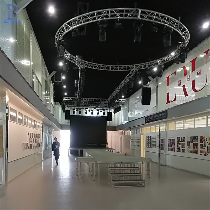 铝合金灯光架 目字通架子 方管接口背景桁架 Truss架广州