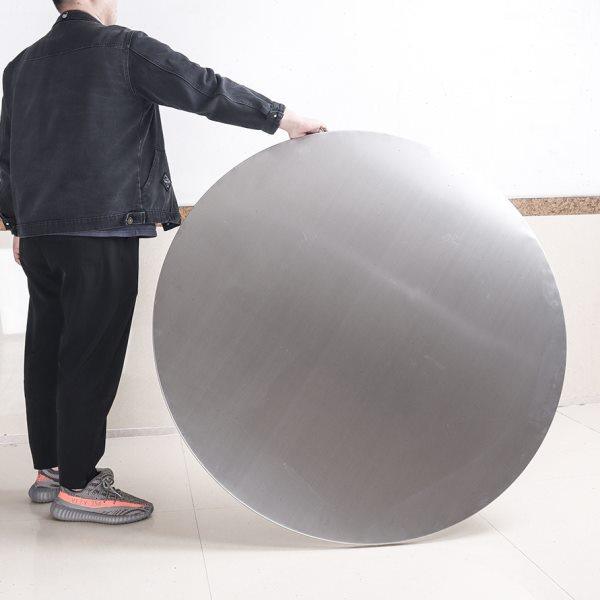 不锈钢圆桌面单桌面圆形转盘现代简约经济型金属150cm大桌面大台,住宅家具,不锈钢/PVC餐桌,淘宝优惠券,粉丝福利购,淘宝优惠卷