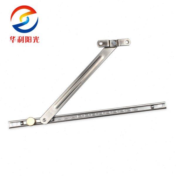 窗户风撑门铝合金断桥铝窗户支架平开不锈钢上悬内开塑钢限位器窗