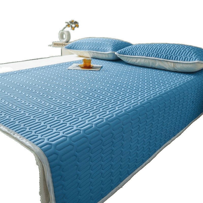 冰丝乳胶凉席三件套夏天凉感丝床单学生宿舍单人家用夏季空调席子