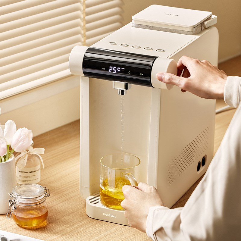 BASSENS巴森即热式饮水机制冷家用办公桌面台式小型饮水器速热水