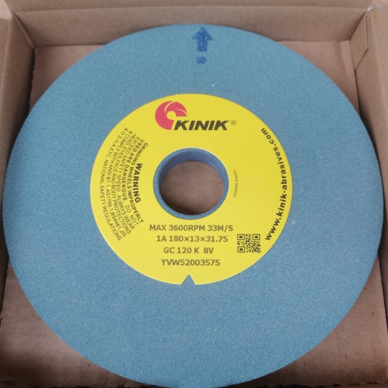 中国砂轮KINIK金力砂轮绿碳绿色GC90H180*13*31.75 220H 320H