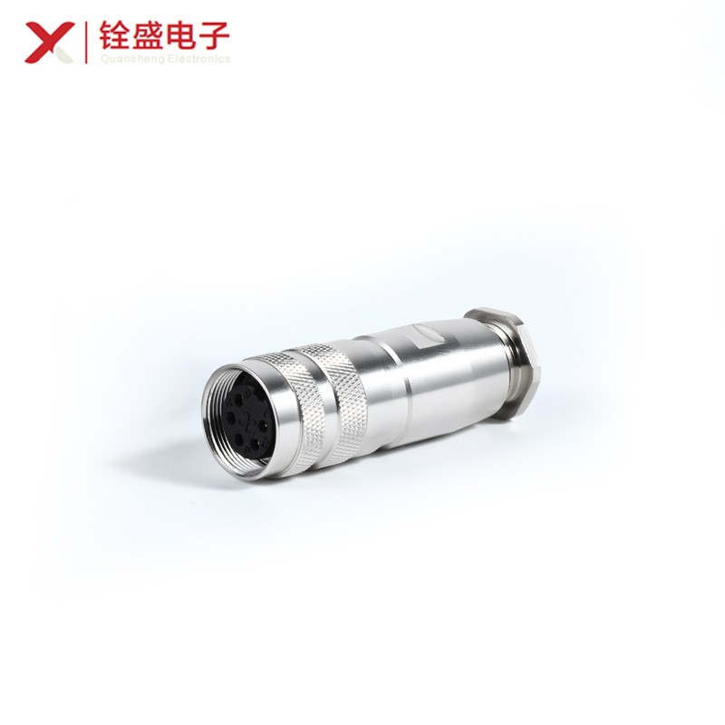 圆形连接器M16航插头2P-24P工业连接J09全金属C091防水航空母插头