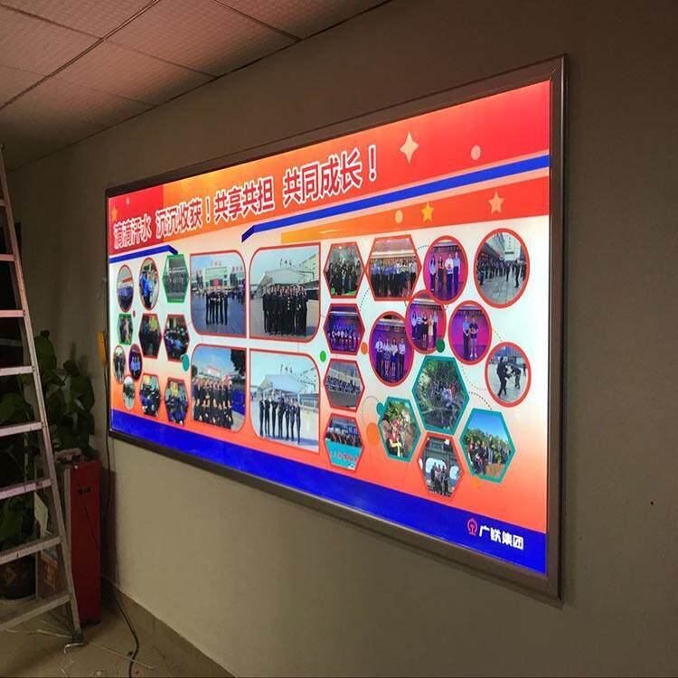 亚克力4CM边灯箱 2.8公分型箱 翻盖灯箱 LED单面灯箱 室内灯箱