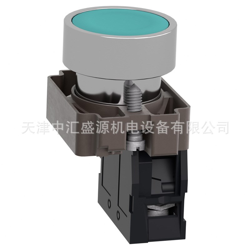 XB2B按钮开关XB2BA31C绿色按钮开关1常开ZB2BZ101C+ZB2BA3C按钮