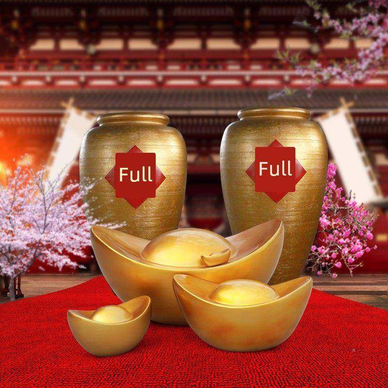 大型店金元宝雕塑摆件玻璃钢彷真元新宝356952年春节户马年外商场,家居饰品,户外/庭院摆件,淘宝优惠券,粉丝福利购,淘宝优惠卷