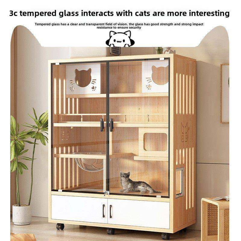 猫笼猫别大墅家室内超木自由空间猫柜实猫笼屋螺茗春猫窝猫猫屋,宠物/宠物食品及用品,猫笼子/猫别墅,淘宝优惠券,粉丝福利购,淘宝优惠卷