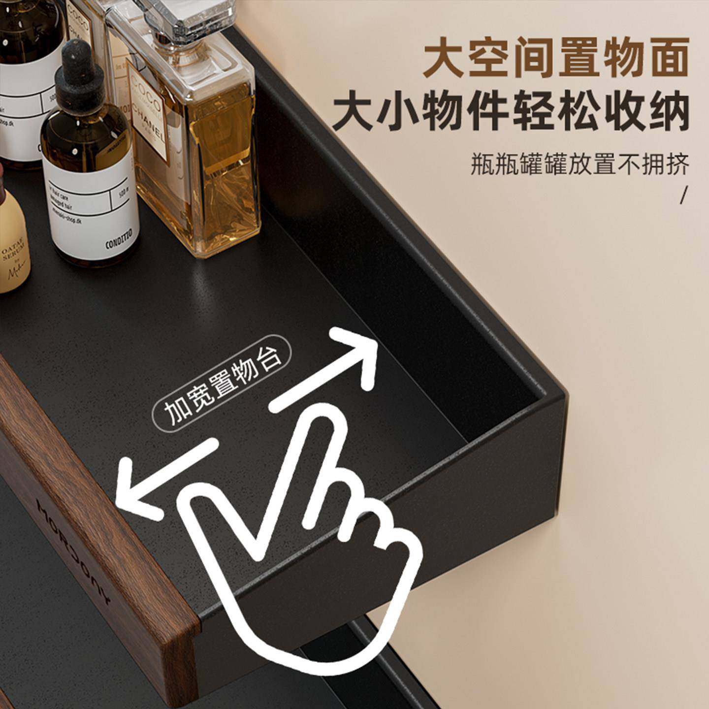 浴室置物架免打孔中古风化室洗漱台收纳壁式房801置物调厨妆味品,家庭/个人清洁工具,浴室角架/置物架,淘宝优惠券,粉丝福利购,淘宝优惠卷