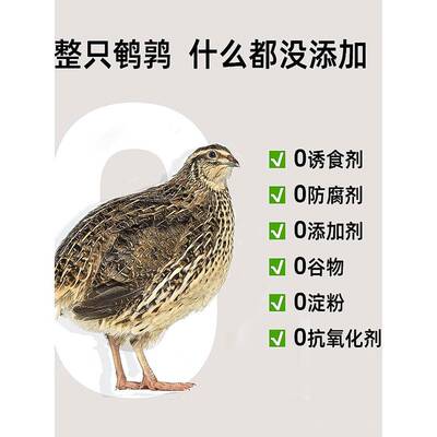 猫咪零鹌幼鹑冻干增肥胖磨ACDG1023牙腮营养拌粮猫宠物狗狗零食食