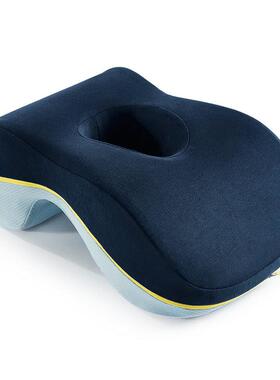 佳奥记忆棉趴睡午睡枕竹炭磁力款J25D02CS1藏青色含便携式收纳袋