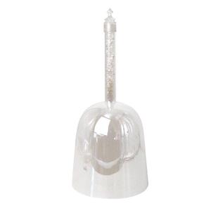 白色水晶音疗歌唱碗瑜伽愈合歌唱碗水晶钵音乐碗打击乐器