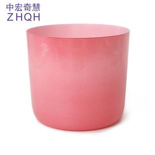 红色水晶歌唱碗水晶音乐钵瑜伽愈合歌唱碗打击乐器颂钵