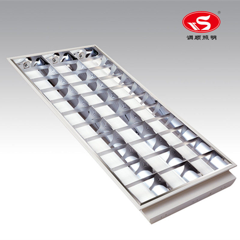 T8格栅灯1200*600格栅灯盘嵌入式哑光格栅灯镜面LED格栅灯