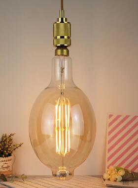 BT180大灯泡LED灯丝灯E27仿古灯复古灯异型创意大吊灯8W可调光