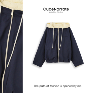 撞色连帽百搭上衣CN1224X090 流星踪影 最后一次狂欢