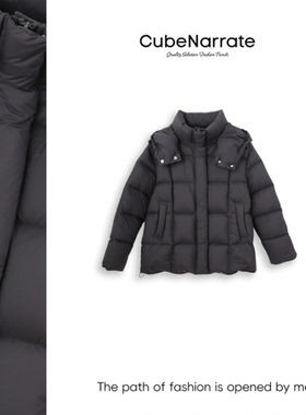 枋叙【坚果女孩】  百搭连帽拉链外套CN115F002