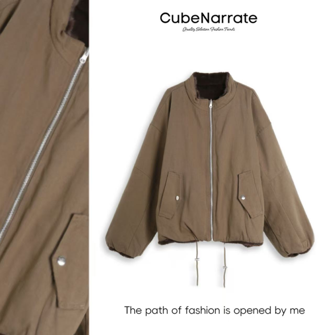 【年终庆典】枋叙【松弛主义】 休闲英伦风外套CN1109W032