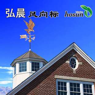 弘晨紫铜工艺金属风向标工艺装饰公鸡老鹰指示标厂家特惠直销风标