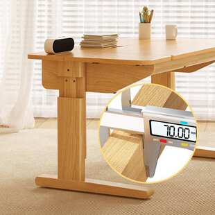 德国Coxida儿童学习桌山毛榉家用书桌纯实木小学生写字桌椅套装