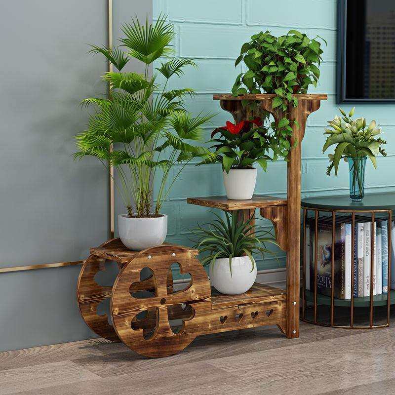 实木落地式客厅阳台室内绿萝多肉花盆架碳化创意多层省空间花架zz,玩具/童车/益智/积木/模型,毛绒/玩偶/公仔/布艺类玩具,淘宝优惠券,粉丝福利购,淘宝优惠卷