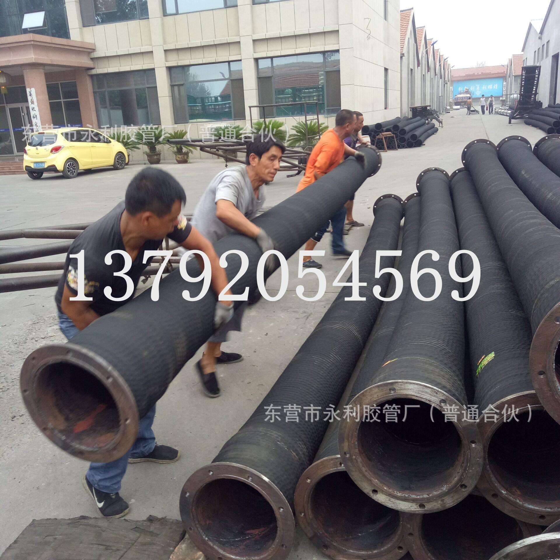 抽沙泵专用吸排沙高压输水钢丝胶管钢丝螺旋波纹橡胶管DN300,350