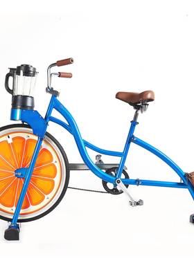 易喜EXI直销自发电蓝色无需外接电源破壁机锻炼室内自行车