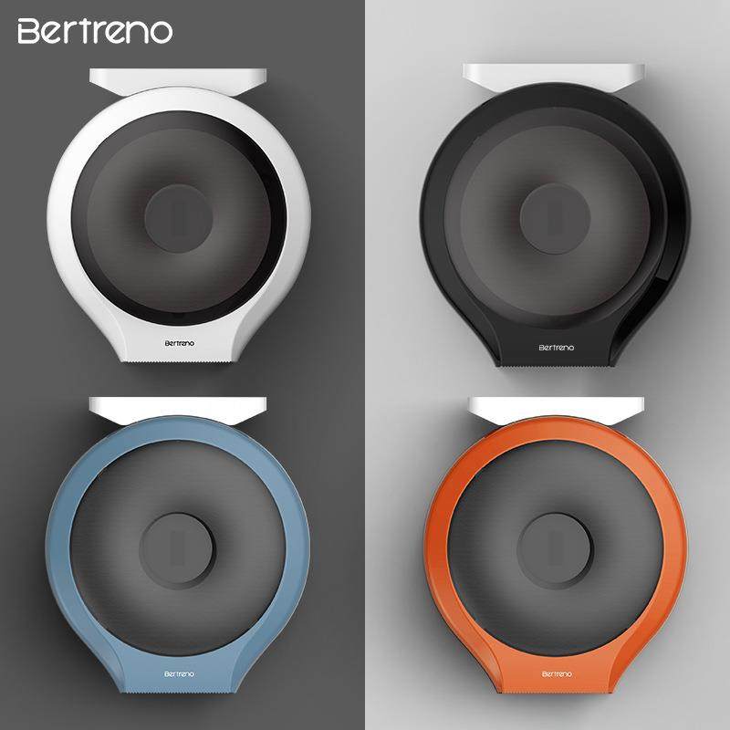 R^厕所大卷纸盒壁挂式卫生间大盘纸厕纸盒纸巾盒免打孔卷纸筒家商