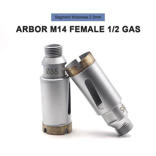 32-35mm金刚石电镀钻头M14螺纹大理石花岗岩石材打孔开孔钻孔器