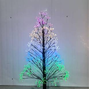 新年LED铜线树灯仿真酒店商场场景布置婚期乔迁新居氛围装饰彩灯