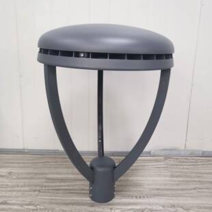 直销100W高档LED铝制庭院灯工程专用圆形可分时调光3.5m小区