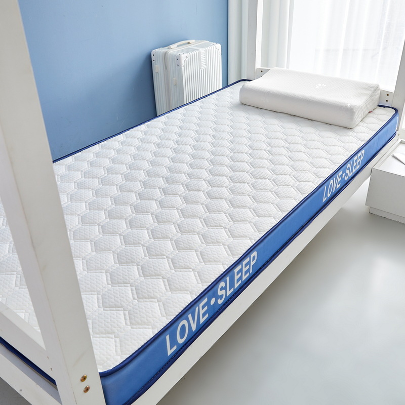 简约纯色针织高密度记忆海绵床垫宿舍单双人床酒店家用民宿床垫